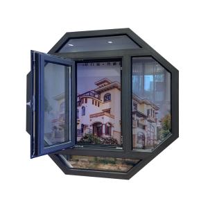 China 1.2-2.0mm Thick Aluminium Frame Windows Fixed Top Round Circle Windows on sale