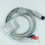 Generic AAMI ECG Patient Cable 6 Pin 5 Leads PVC Insulation Solid Conductor
