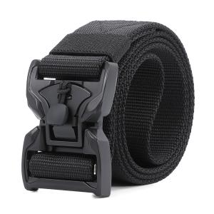 Wholesale Heavy Duty 135cm Black Web Belt Military Style 38mm Width from china suppliers
