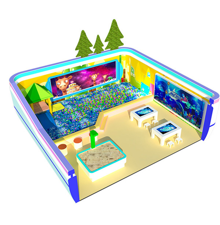 Amusement 3d Interactive Projector Interactive Wall Throwing Ball 2.66 X 1.5