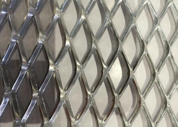 Galvanized Expanded Metal Screen Mesh Stainless Steel Diamond Hole Shape