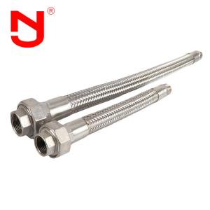 Wholesale Stainless Steel Wire Braided Flexible Metal Hose Union Type Metal Braided Pipe Connector from china suppliers