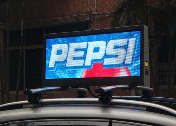 3G Wifi USB GPRS Taxi Roof Signs LED P5 Outdoor Double Side Video Screen 960