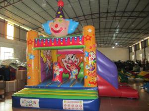 Wholesale Funny Painting Kids Inflatable Bounce House Commercial Inflatable Clown Themed Combo Bouncer from china suppliers