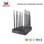 12 Antennas Siganl Jammer Block 2G 3G 4G 5G WIFI 2.4G WIFI 5.8G LOJACK 868 433