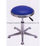 Round FRP School Lab Chairs Pneumatic Adjustment Fixed Or Moving Feet