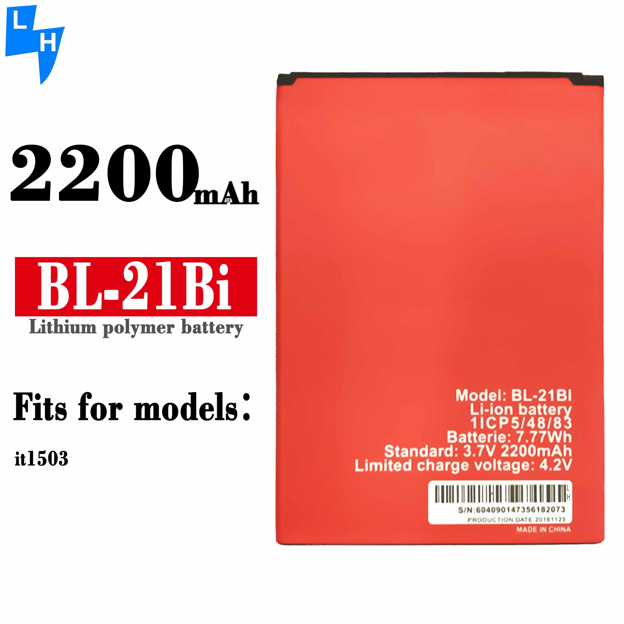 RECHARGABLE BL-21Bi 2200mAh Mobile Phone Battery for itel it1503