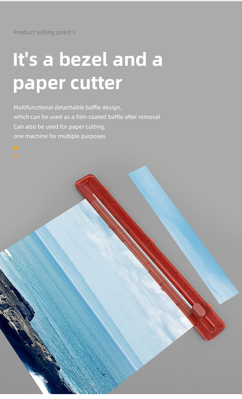 Office A4 Paper Size Laminator Small Desktop Lamination Machine for Photos and PVC