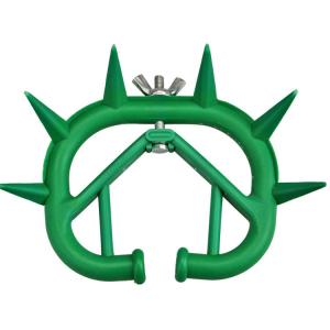 Wholesale Green Plastic Calf Nose Weaner Anti Sucking Calf Spiked Nose Ring from china suppliers