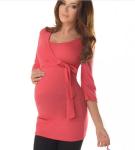 Custom pregnancy clothes breastfeeding wholesale 3/4 sleeves 2 IN1 maternity