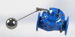 Blue Or Red Epoxy Coated Pressure Control Valve Ductile Iron SS304 Pilot