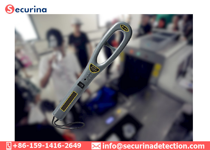 FCC 220mW Hand Held Security Wands 22KhZ Hand Wand Metal Detector