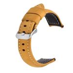 22mm 2 Piece Leather Buckle Strap OEM ODM Available