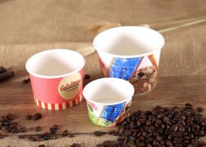 Wholesale Logo Printing Disposable Bowls For Hot Soup , Individual Paper Soup Bowls from china suppliers