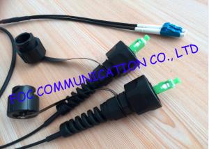 Wholesale SC Fiber Optic Patch Cord , 5m Outdoor Armored Fiber Optic Cable With Odva Connectors from china suppliers