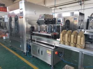 Wholesale Viscosity Liquid Lube Oil Bottle Filling Line Touch Screen from china suppliers
