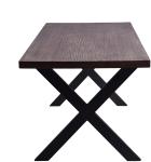 Furniture Base Part Metal Table Legs Sturdy Table Black Powder Coating