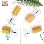 11ml Round Nail Polish Bottle With Wooden Cap UV Gel Empty Bottle Of Nail Polish