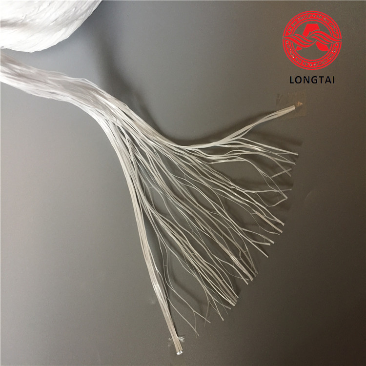 85KD 200KD 100KD Raw white transparent fibrillated pp cable filler yarn