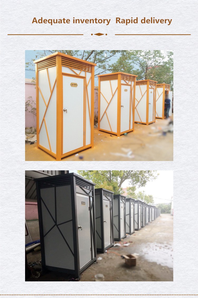 Green Aluminum Alloy Mobile Modern Portable Toilets