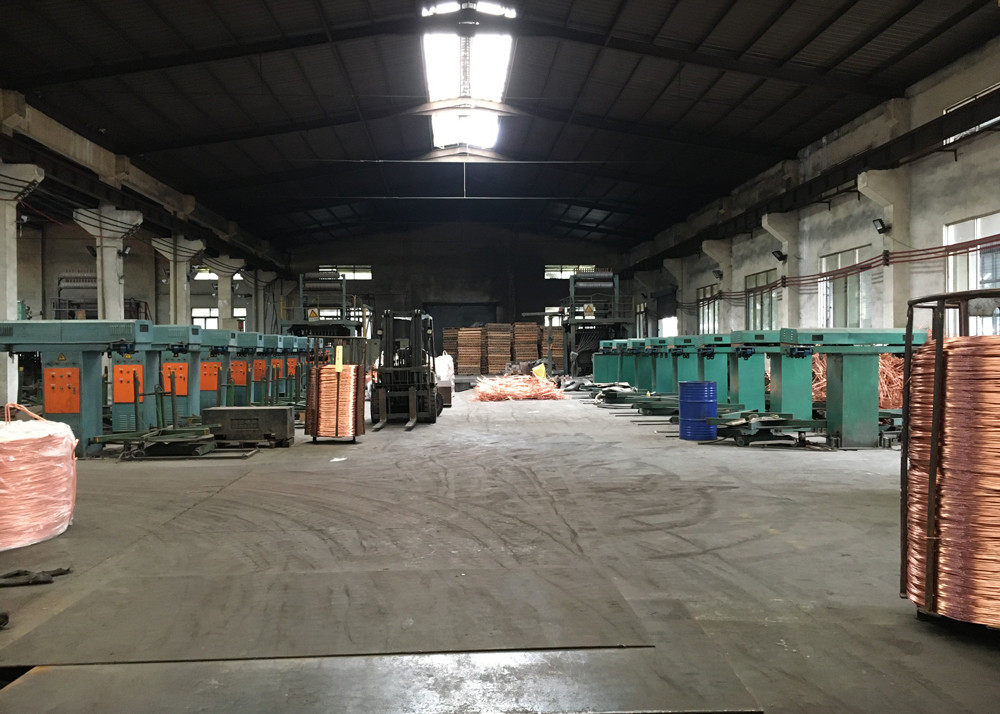 6000 Tons 8mm Upward Copper Oven Rod 24h Continuous Casting Machine
