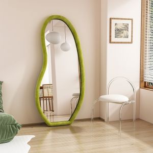 Wholesale Custom Standing Arched Floor Mirror Full Length 78x108cm from china suppliers