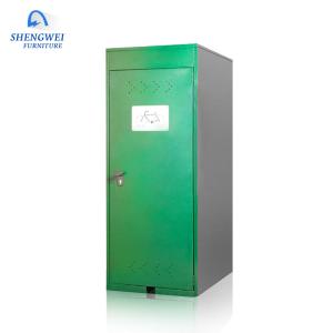Wholesale Green Metal Storage Cabinet Verticle Metal Bike Storage Lockers With Lock from china suppliers