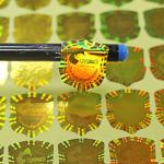 PDF Hologram Die Cut Stickers Self Adhesive Customized