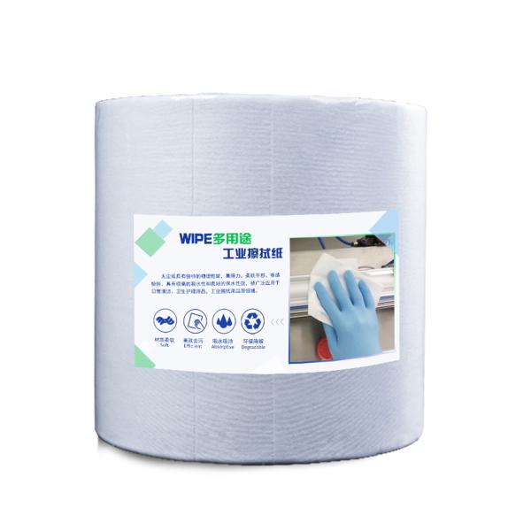 500pcs Industrial Viscose Dry Wipes 25x37cm Poly Cellulose Oil Absorbent Wipes