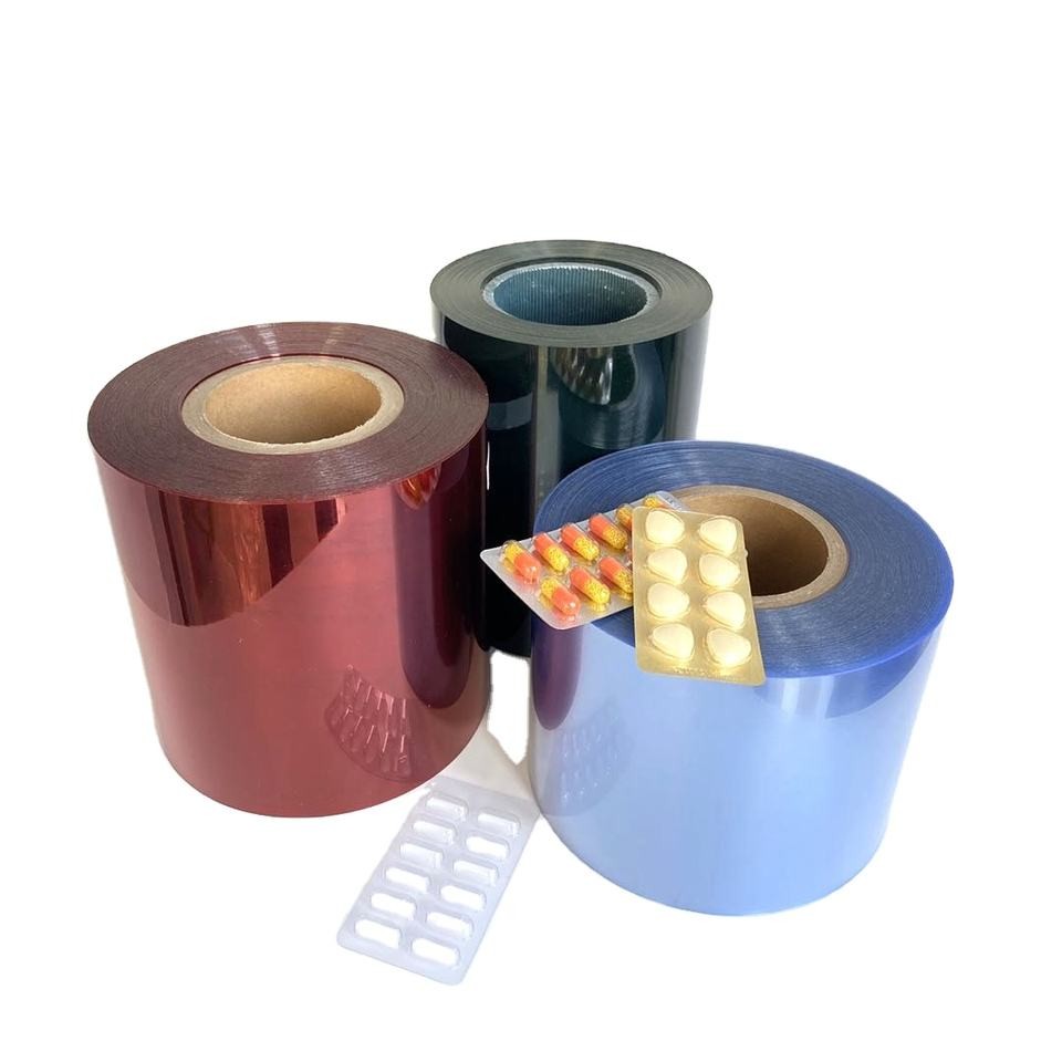 High Quality Tablet Capsule Medical Grade Pvc Film 0.3mm Clear Pvc Pharmaceutical Film Pvc/Pet Laminated Film