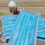3 Ply Non Woven Disposable Mouth Mask , Eco Friendly Safety Face Mask