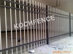 Powder Coated Steel Trellis Fence , Garden Palisade Fencing For Decoration