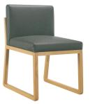 Popular selling western style aluminium or wood material restaurant bent chair