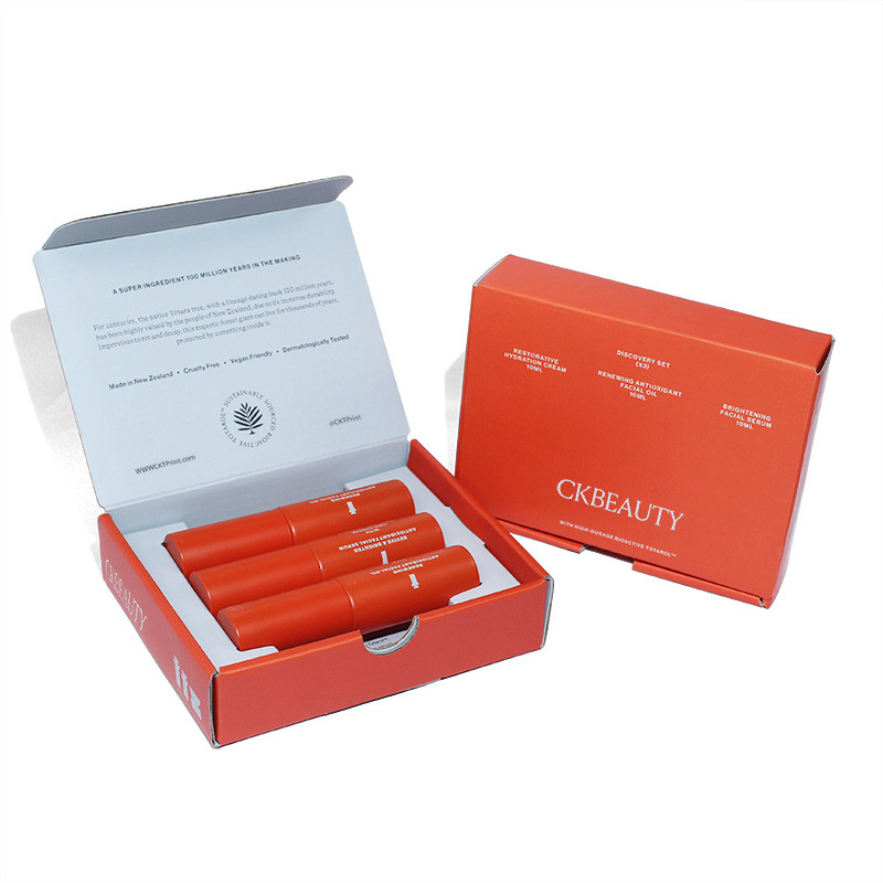 Custom Empty Boxes Cosmetic Packaging Box Fit For Skincare Essential Oil Retail Packaging