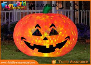 Wholesale Commercial Grade Inflatable Bounce Houses Halloween Castle Pumpkin Decoration from china suppliers
