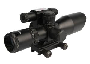 Wholesale Integral Sunshade Long Range Hunting Scopes With Green Laser 20mm Mount from china suppliers