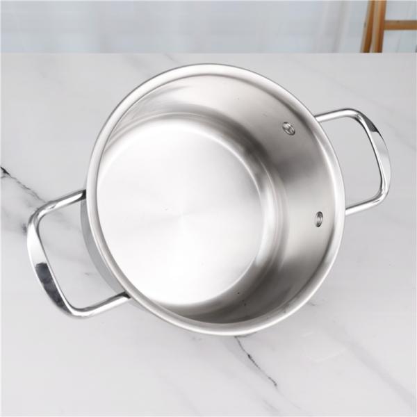 Home Kitchen Stainless Steel Cookware Set 3pcs With Lid