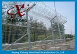 Professional Razor Blade Wire , Security Barbed Wire PVC Coated Steel