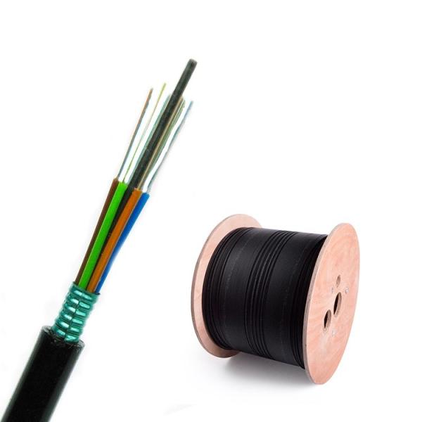 Loose Tube Stranded GYTS Outdoor Aerial Duct 24 Core Single Mode Fiber Optic