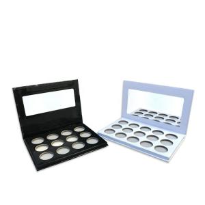 Wholesale Recyclable 12 Colors Empty Makeup Palette For Eye Shadow Glitter Powder from china suppliers