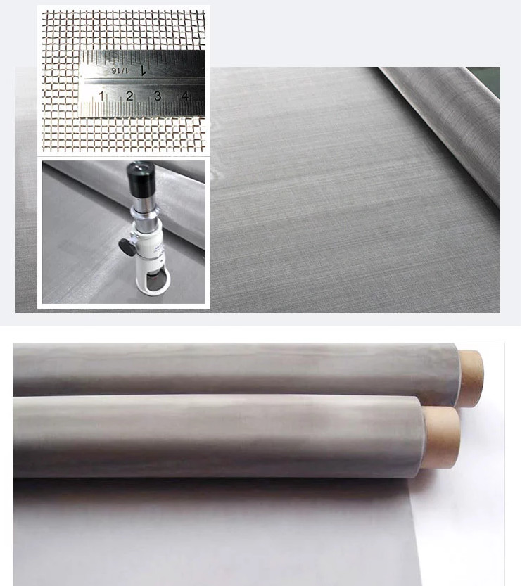 50Micron Aperture 50×270Mesh Stainless Steel Dutch Wire Mesh Rustproof