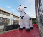 Milk Cow Air Characters 0.9mm PVC Advertising Inflatables