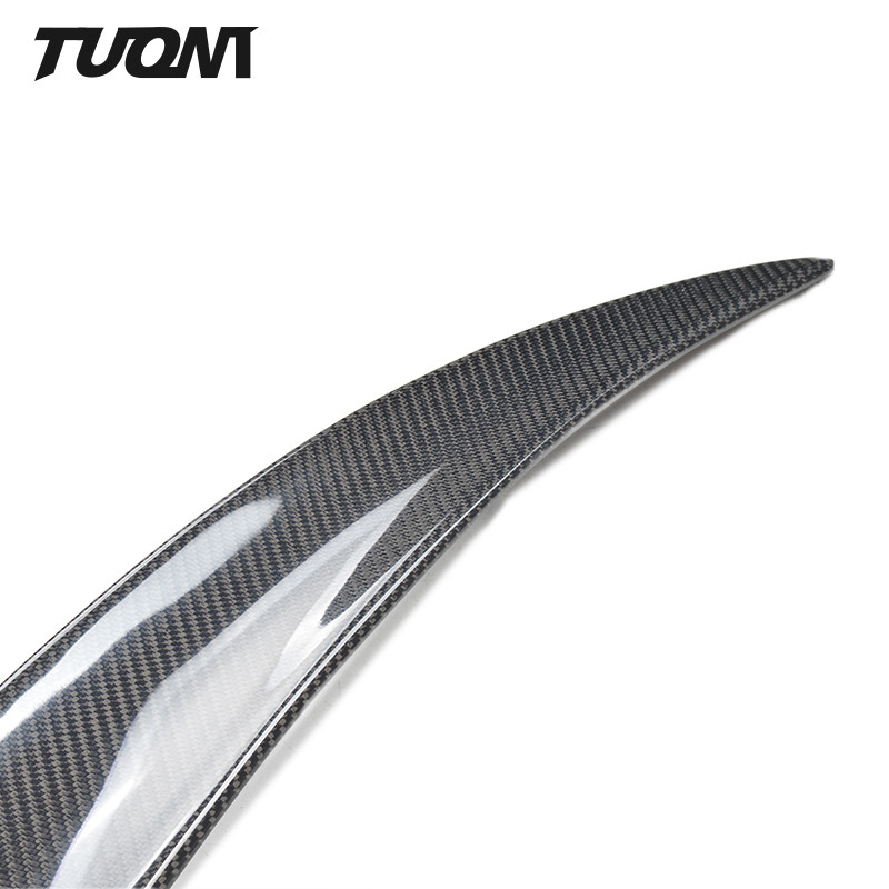 Black Carbon Fiber Trunk Spoiler ABS Rear Car Spoiler Wing For BMW F22 F87