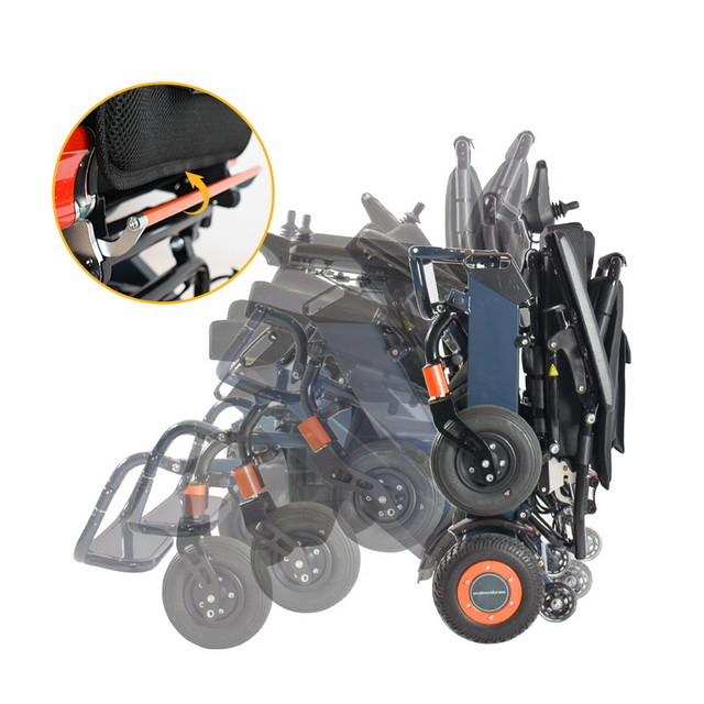 Folding Electric Lightweight Wheelchair Max Speed 6km/H
