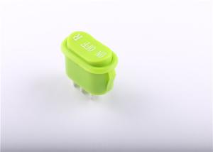 Wholesale Oval Shaped Green Industrial Rocker Switch , Waterproof On Off On Rocker Switch from china suppliers