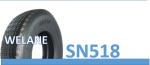 16mm Depth Light Truck Bus Radial Tyres PR20 SN518 Pattern Natural Rubber