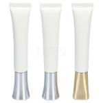 Biodegradable Plastic Cosmetic Tubes Packaging White Seamless 20ml