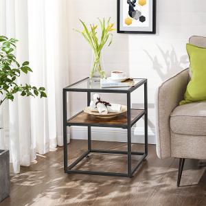 Wholesale Small End Table for Sale,Glass Top Side Table, Particleboard Side Table Furniture, LET03BX from china suppliers