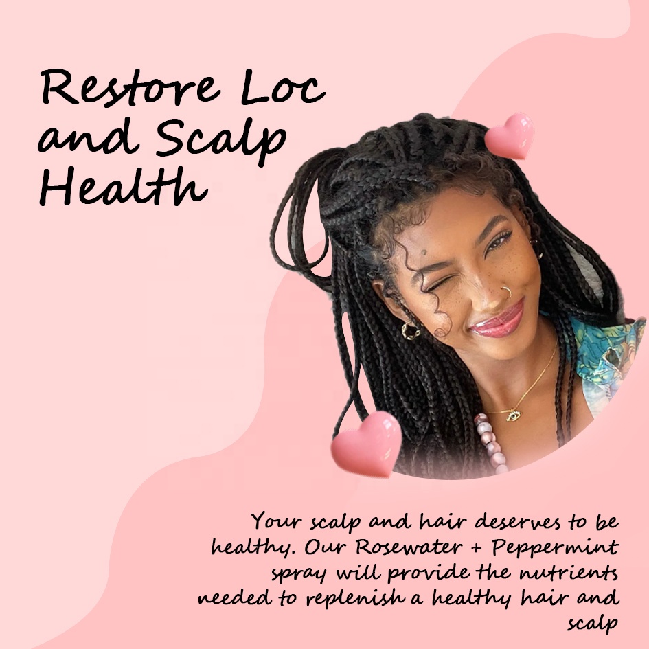 Promote Growth And Lock Twists With Private Label Organic Rose Water Hair Care Spray