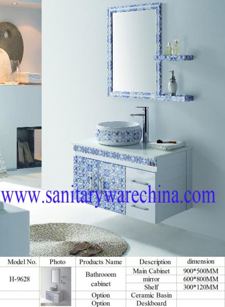 Modern Alunimun Bathroom Vanity/ aluminum alloy bathroom cabinet/Mirror Cabinet